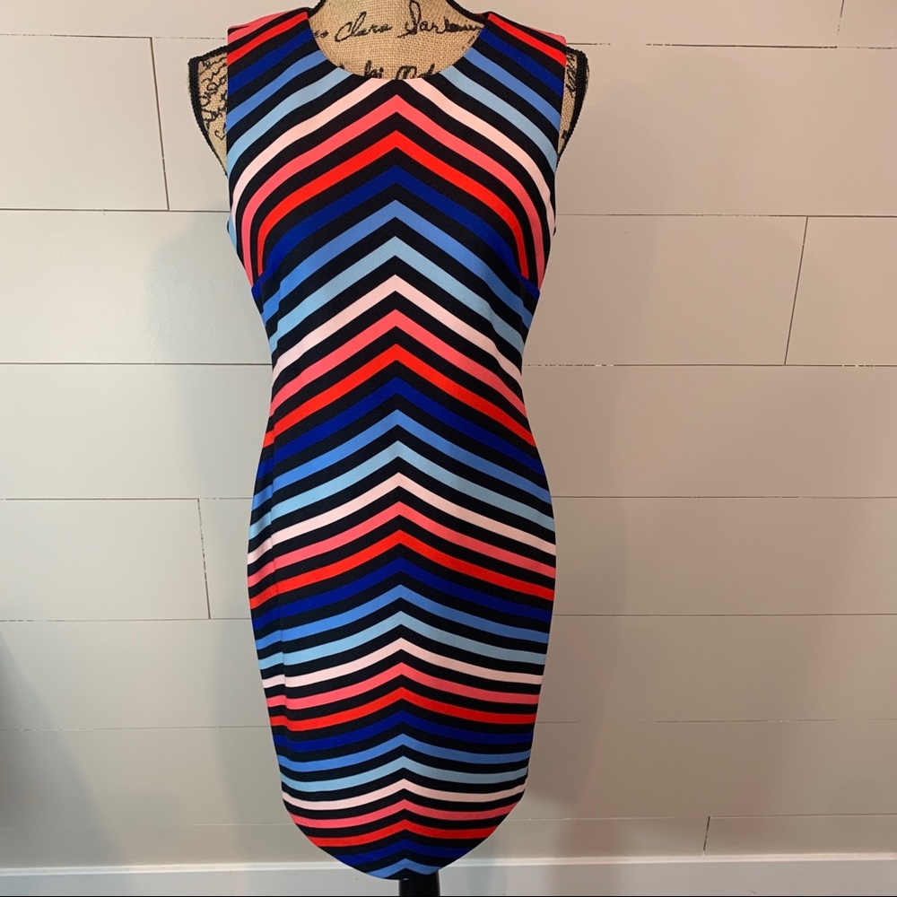 Tommy Hilfiger Multicolored Striped Dress 6